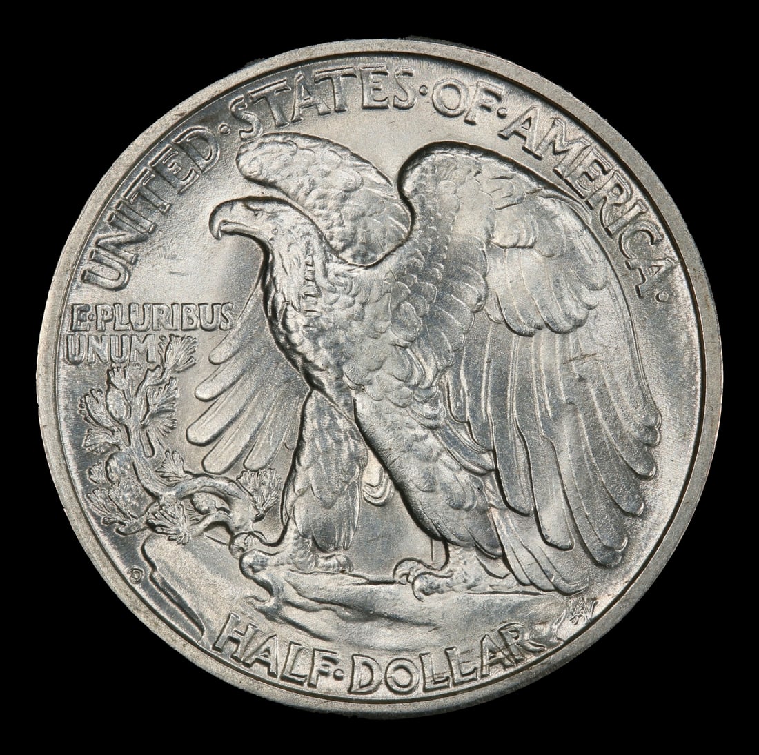 1945-d Walking Liberty Half Dollar 50c Grades ms66 - 3