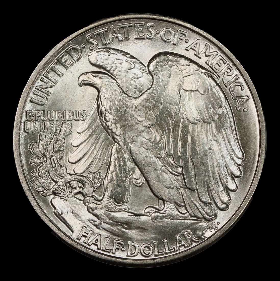 1945-p Walking Liberty Half Dollar Near Top Pop 50c ms67 SEGS - 3