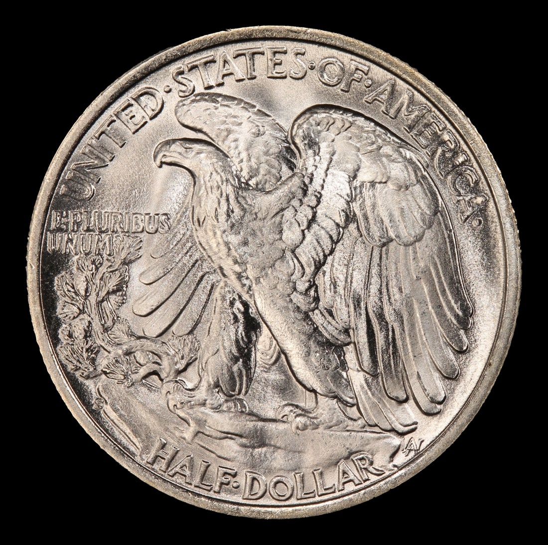 1945-s Walking Liberty Half Dollar Near Top Pop 50c ms67 SEGS - 3