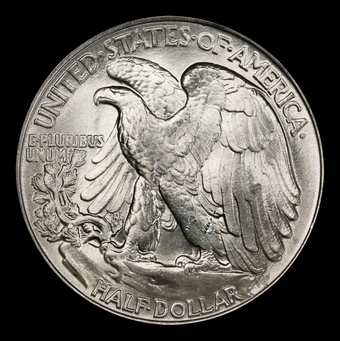 1946-p Walking Liberty Half Dollar Near Top Pop 50c ms67+ SEGS - 3