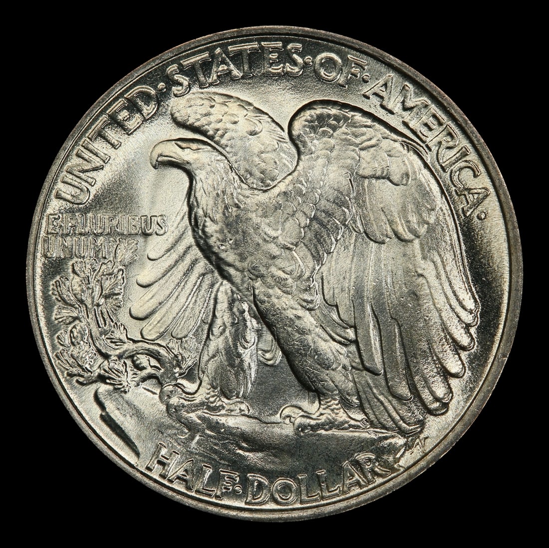 1947-p Walking Liberty Half Dollar Near Top Pop 50c ms67 SEGS - 3