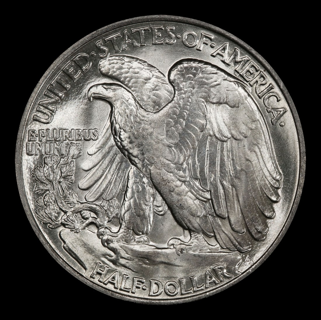 1947-p Walking Liberty Half Dollar Near Top Pop 50c ms67+ SEGS - 3