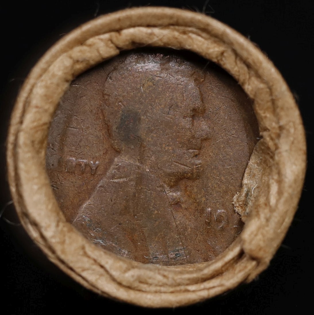 Lincoln Wheat Cent 1c Mixed Roll Orig Brandt McDonalds Wrapper, 1911-p end, Indian other end - 2