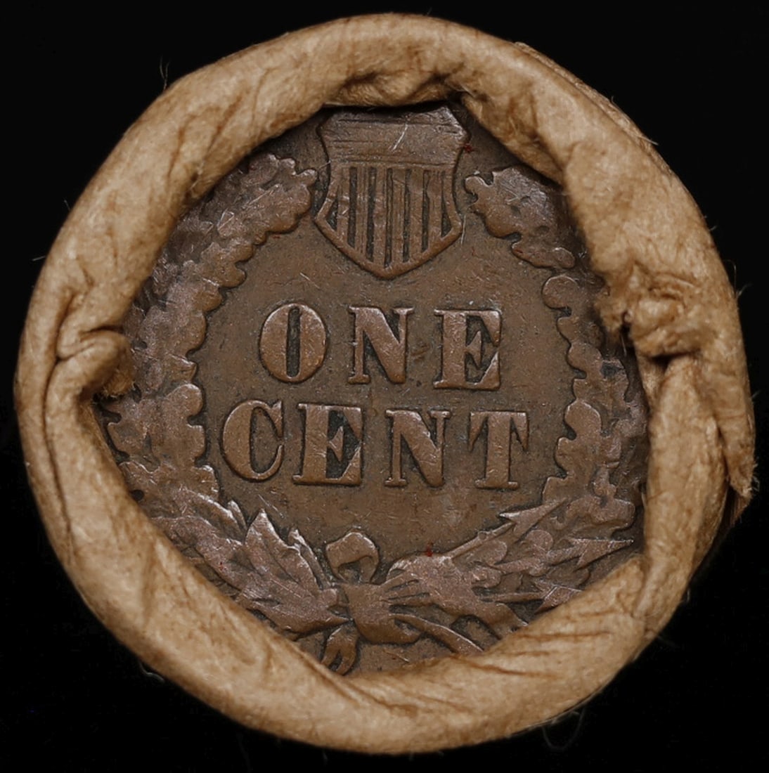 Lincoln Wheat Cent 1c Mixed Roll Orig Brandt McDonalds Wrapper, 1929-s end, Indian other end - 3