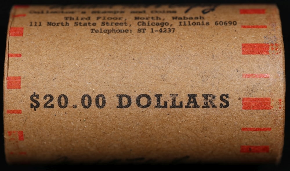 Rare RED Level MARSHALL FIELDS Unc Morgan $1 Roll 20 - 3