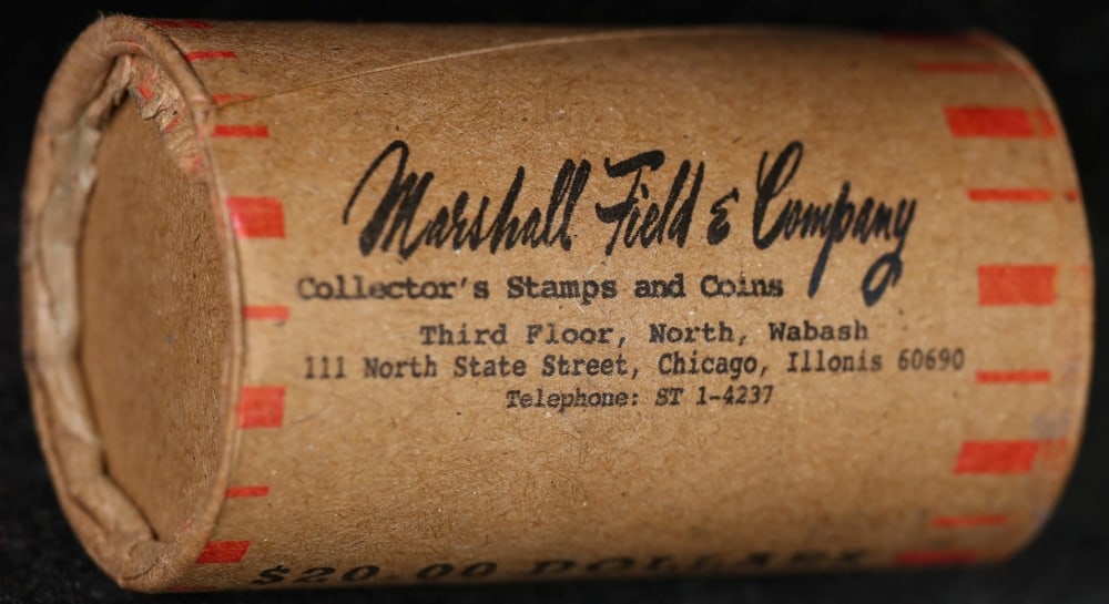 Rare RED Level MARSHALL FIELDS Unc Morgan $1 Roll 20 - 4