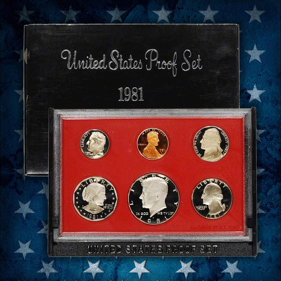 1980-1989 Full Decade Proof Set Run - 53 Coins, 10 Complete Sets - 3