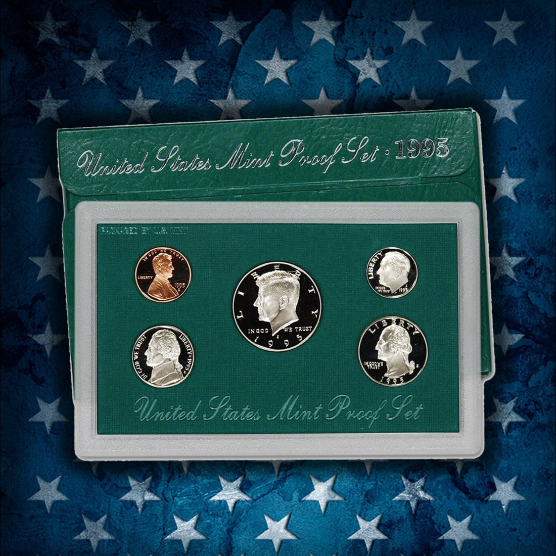 1990-1999 Full Decade Proof Set Run - 54 Coins, 10 Complete Sets - 7