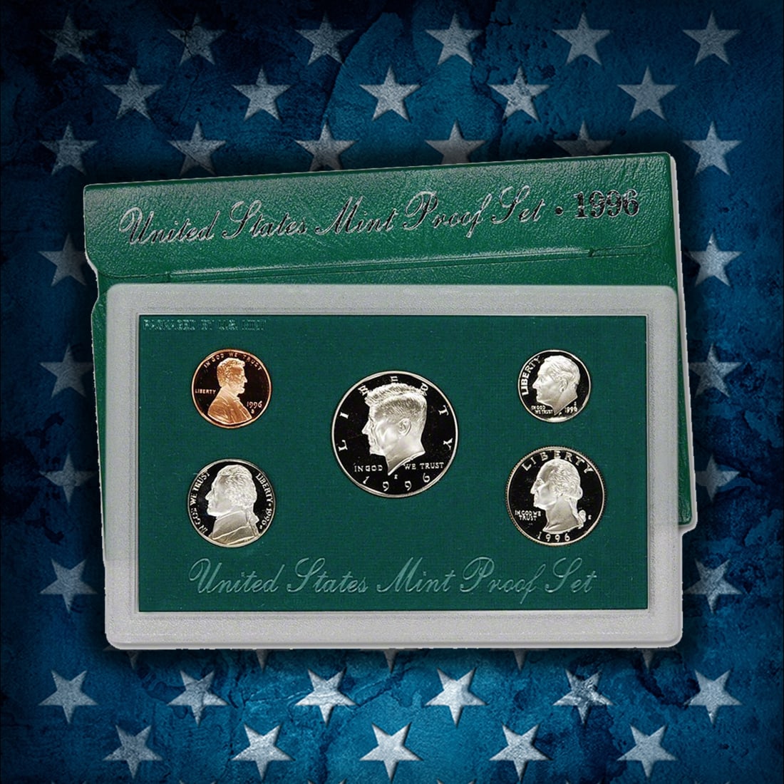 1990-1999 Full Decade Proof Set Run - 54 Coins, 10 Complete Sets - 8