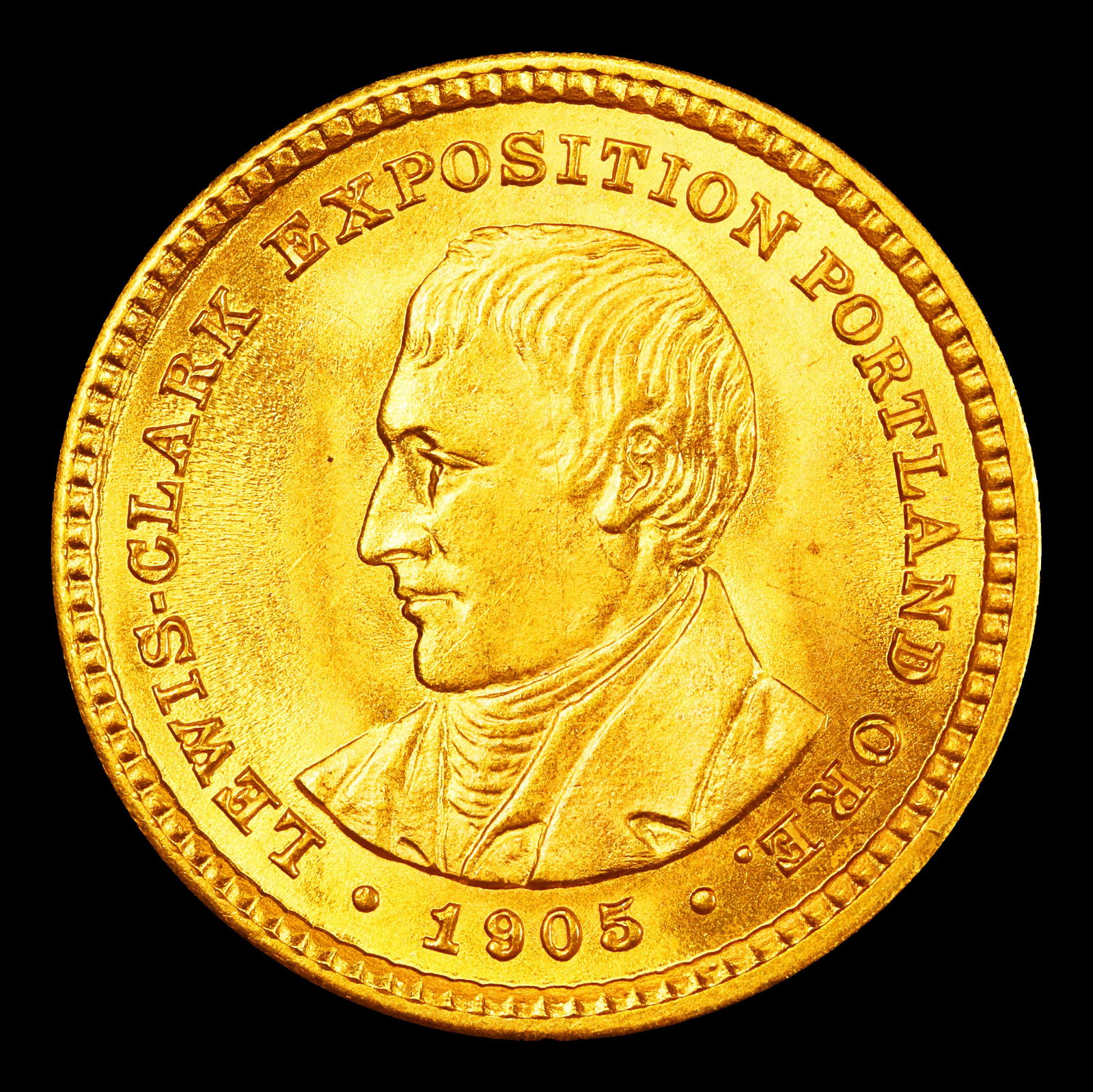 1905 Lewis & Clark Gold Commem Dollar Near Top Pop! 1 ms67 SEGS - 2