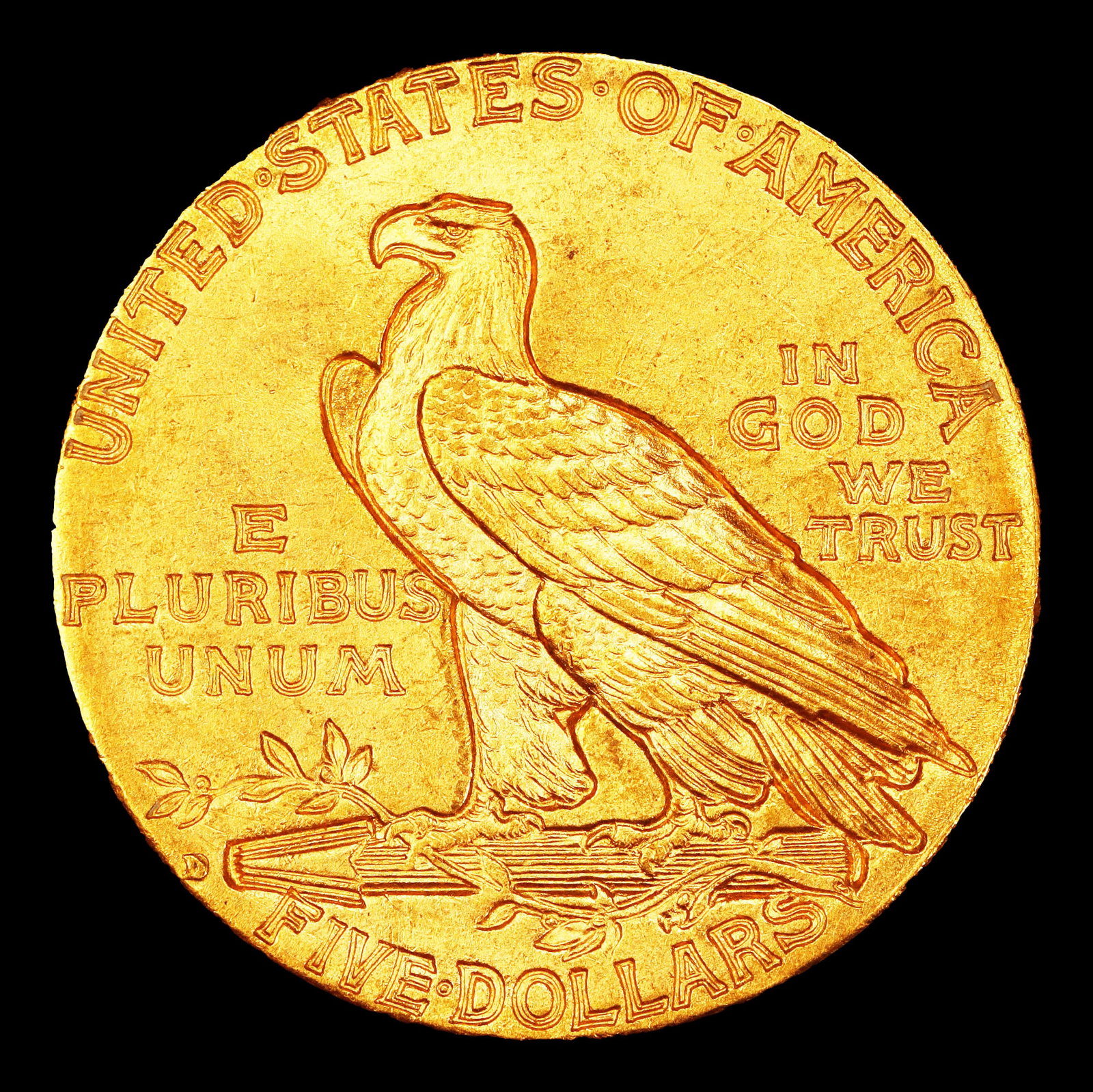 1910-d Gold Indian Half Eagle $5 ms65+ SEGS - 3