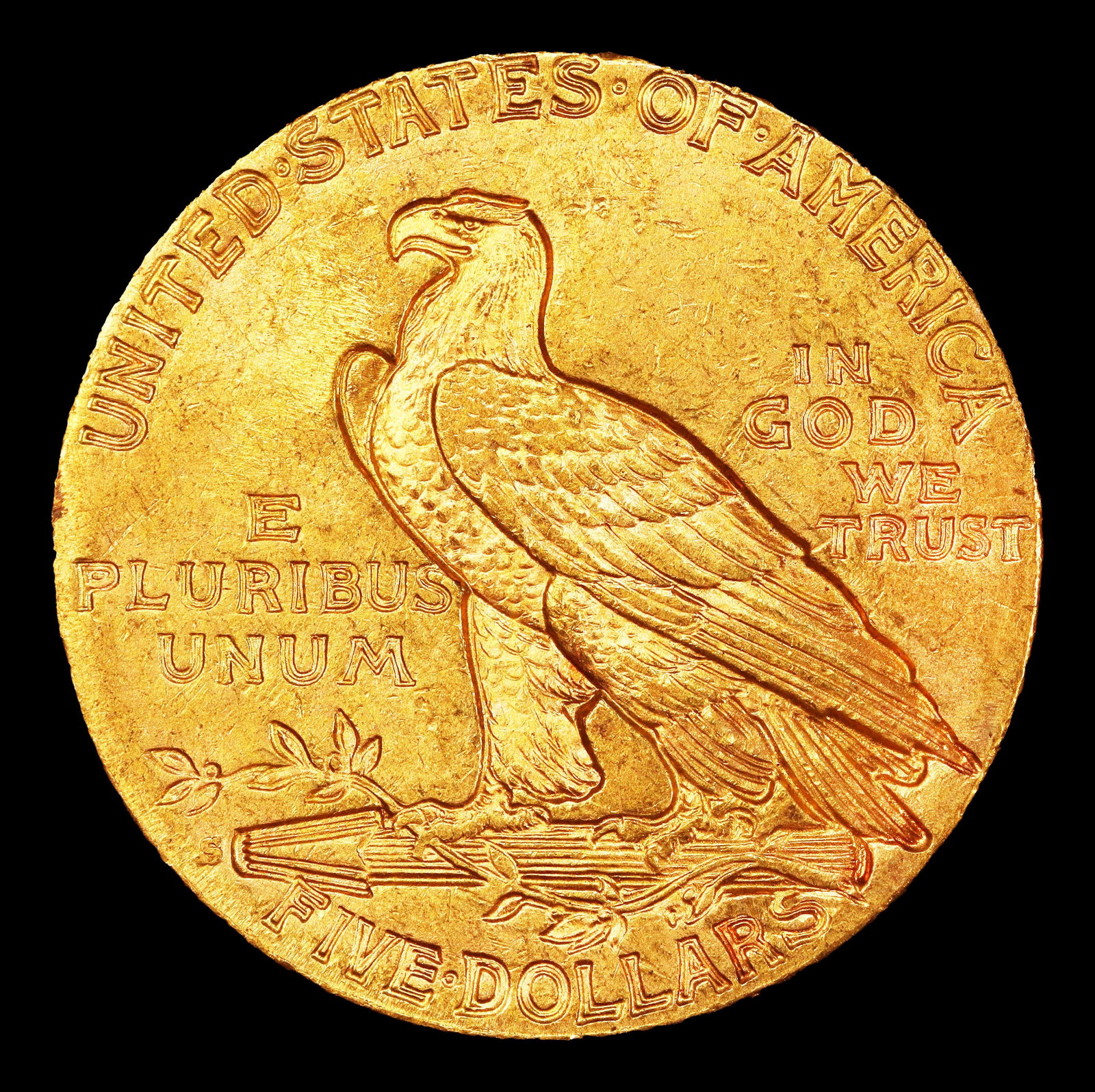 1911-s Gold Indian Half Eagle $5 ms64+ SEGS - 3