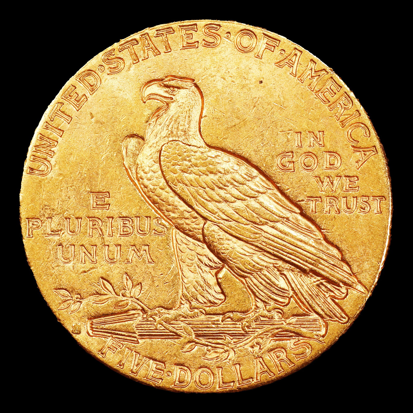 1916-s Gold Indian Half Eagle $5 ms64+ SEGS - 3