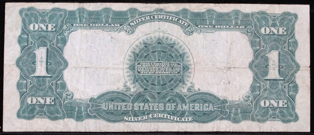 1899 $1 large size Silver Certificate "Black Eagle" Grades vf++ Signatures Speelman/White - 3