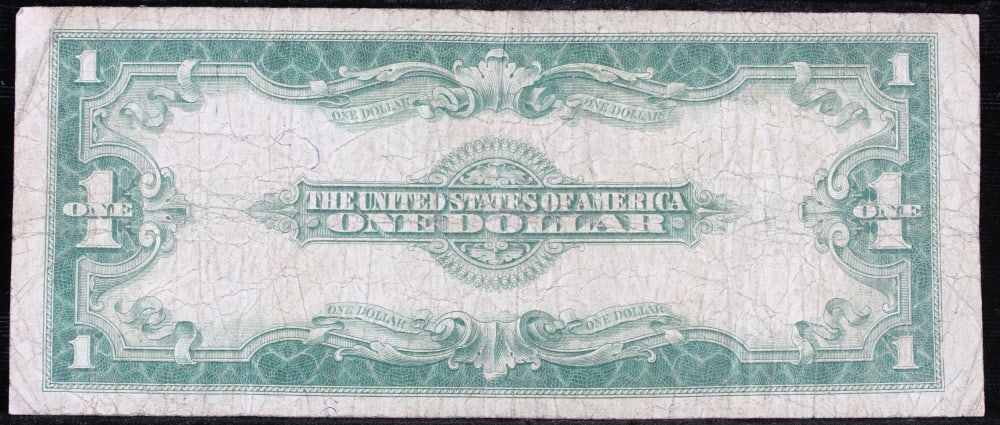 1923 $1 large size Silver Certificate Grades vf+ Signatures Speelman/White - 3