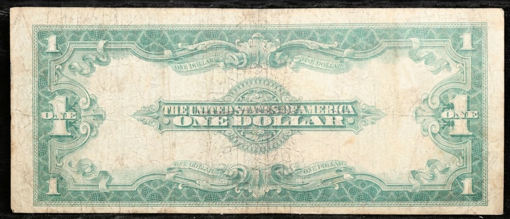 1923 $1 large size Silver Certificate Grades vf+ Signatures Speelman/White - 3