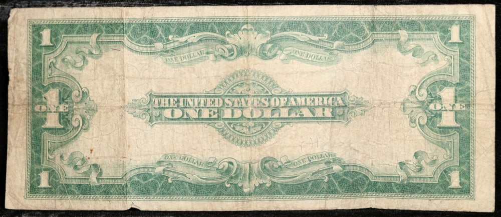1923 $1 large size Silver Certificate Grades vf+ Signatures Speelman/White - 3