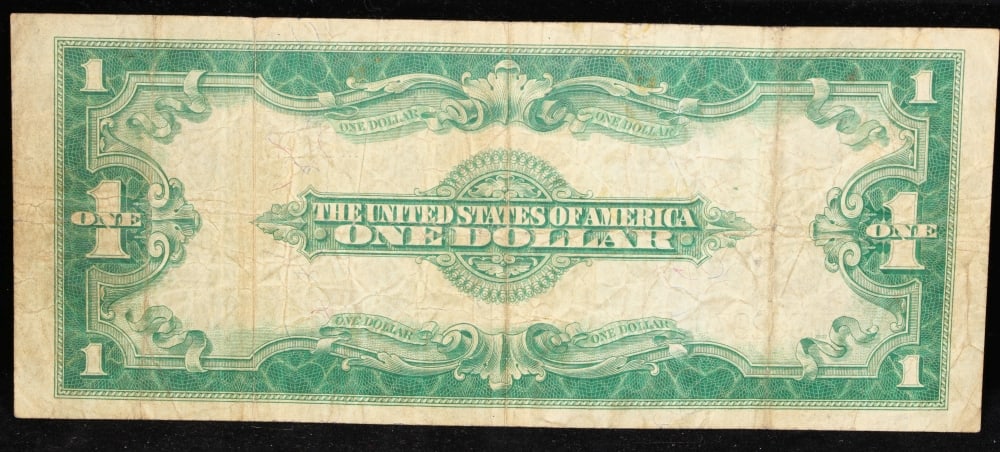 1923 $1 large size Silver Certificate Grades vf++ Signatures Speelman/White - 3
