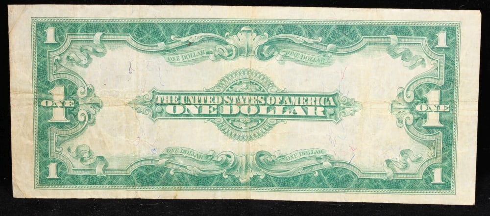 1923 $1 large size Silver Certificate Grades xf Signatures Speelman/White - 3