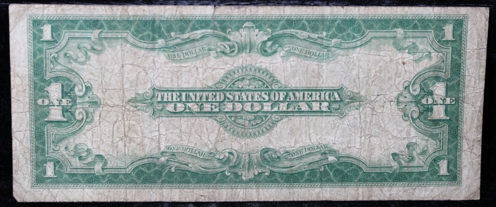 1923 $1 large size Silver Certificate Grades vf+ Signatures Woods/White - 3