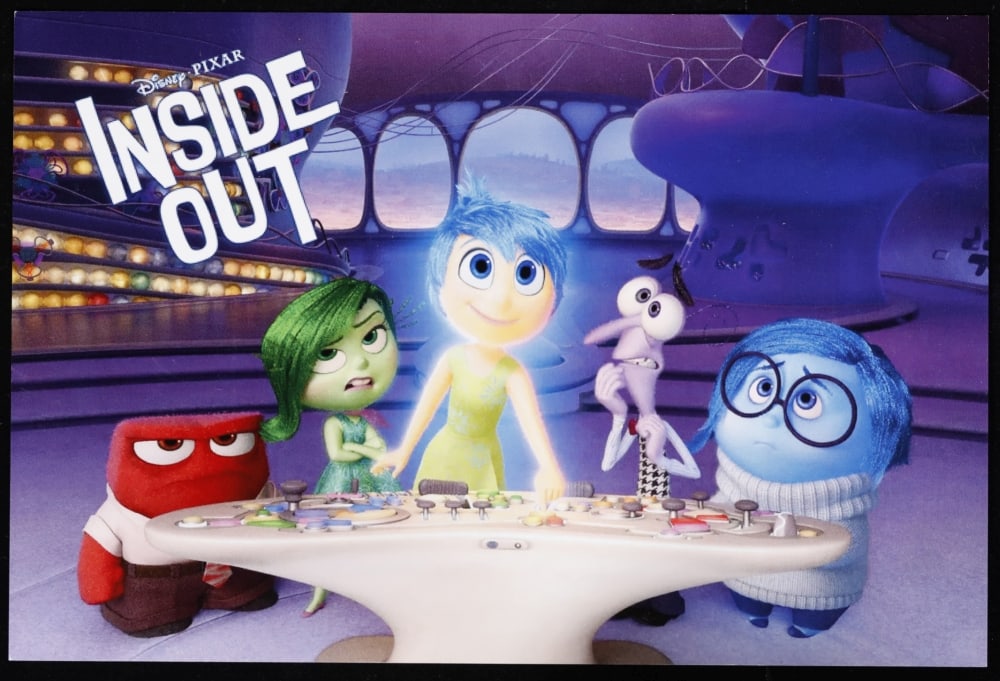 10 Coin Disney Pixar Inside Out Gold Plated Round Collection - 5