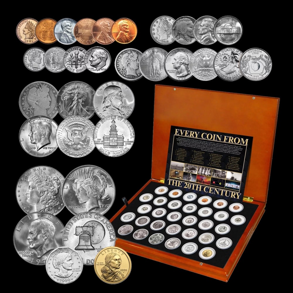 20th Century Complete Circulating Coin Collection Other Toy - 2