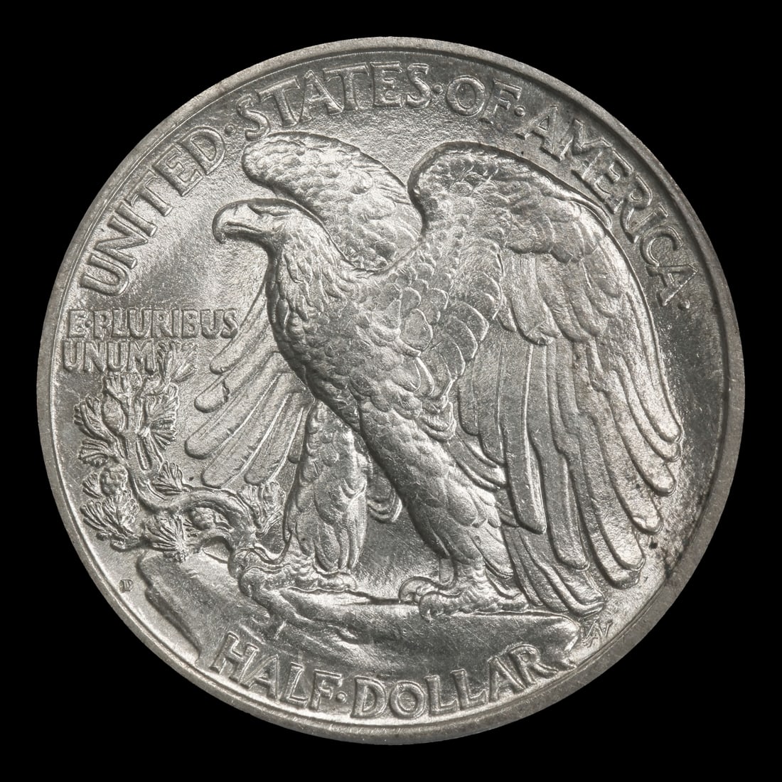 1917-d Reverse Walking Liberty Half Dollar 50c ms64 SEGS - 3