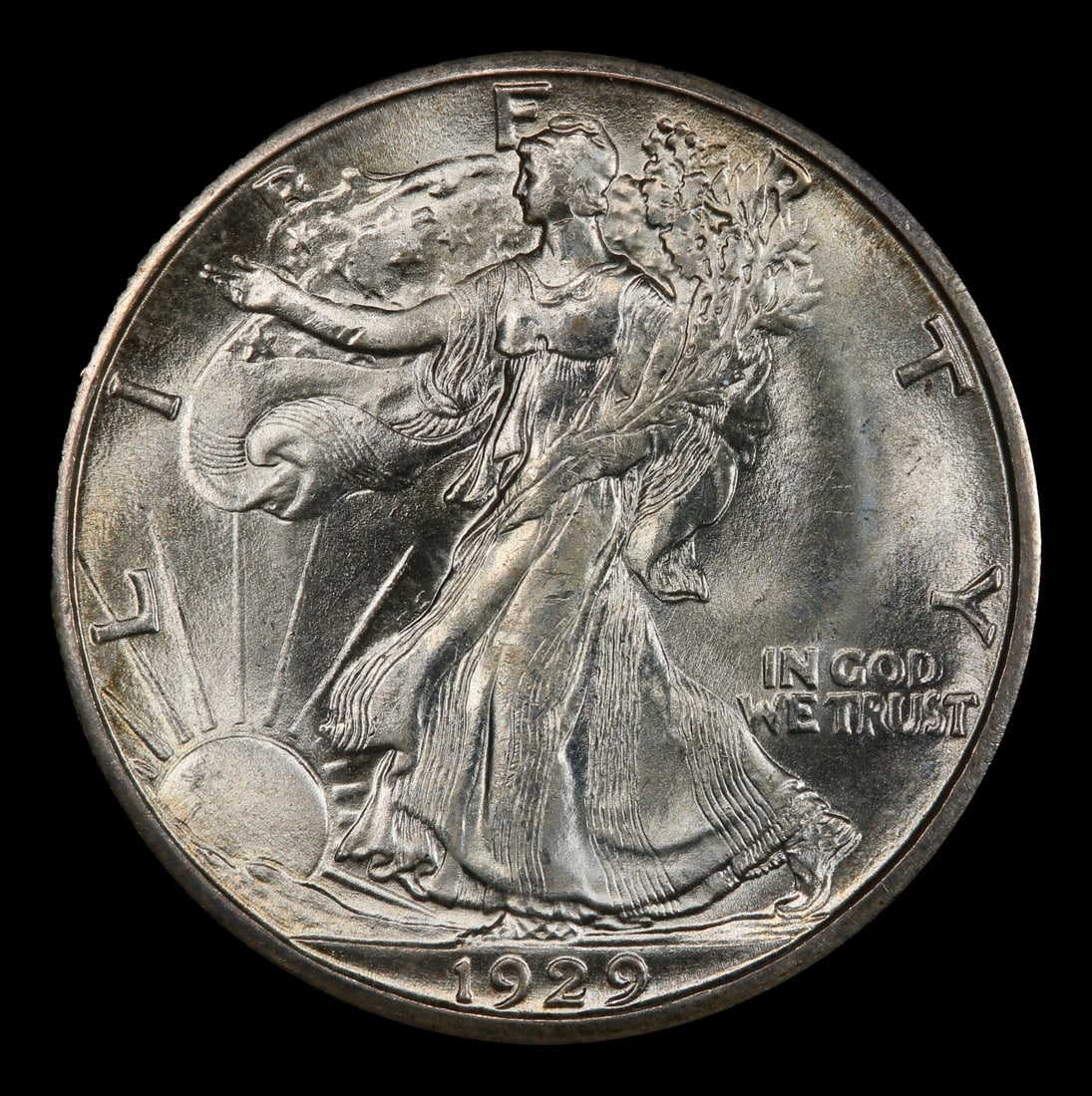1929-s Walking Liberty Half Dollar 50c ms65 SEGS - 2