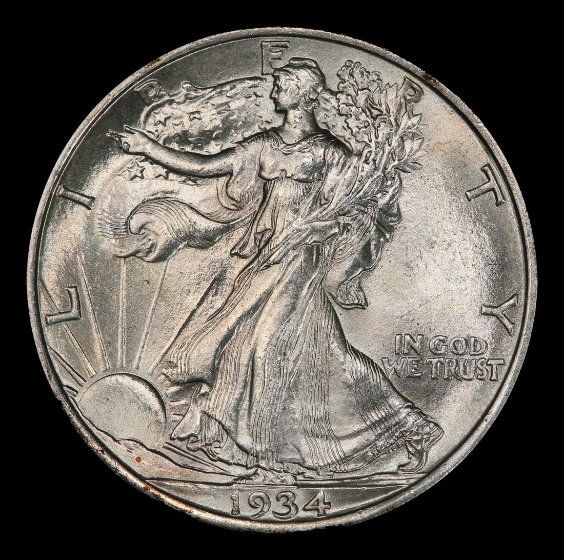 1934-d Walking Liberty Half Dollar 50c ms66 SEGS - 2