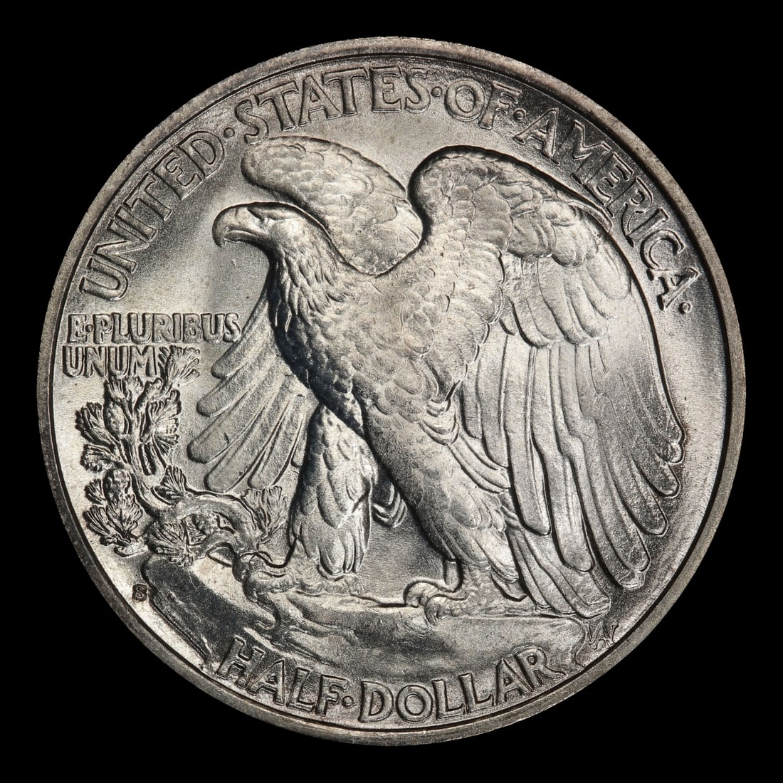 1934-s Walking Liberty Half Dollar Near Top Pop 50c ms66 SEGS - 3