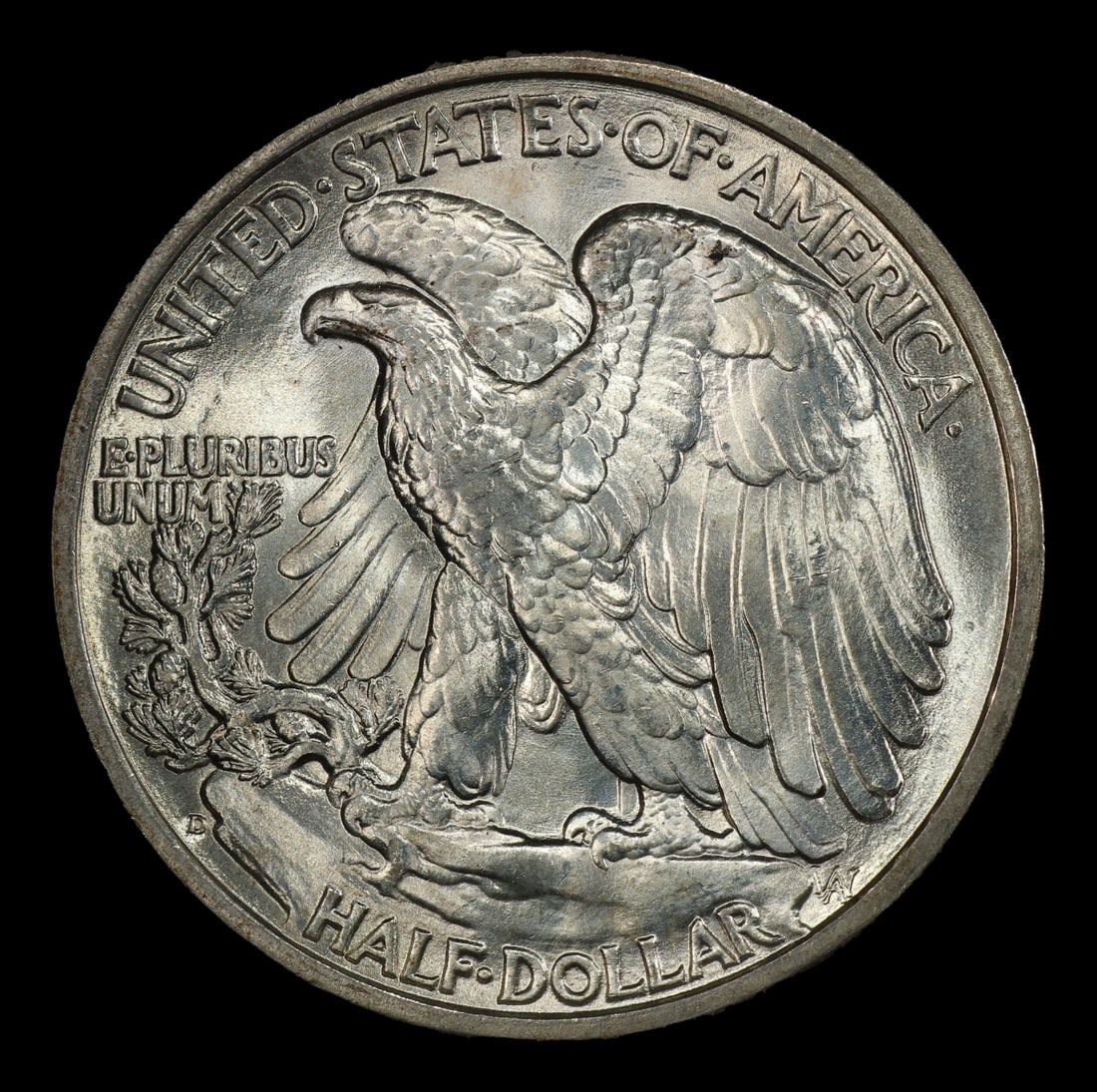 1936-d Walking Liberty Half Dollar 50c Grades ms65 - 3