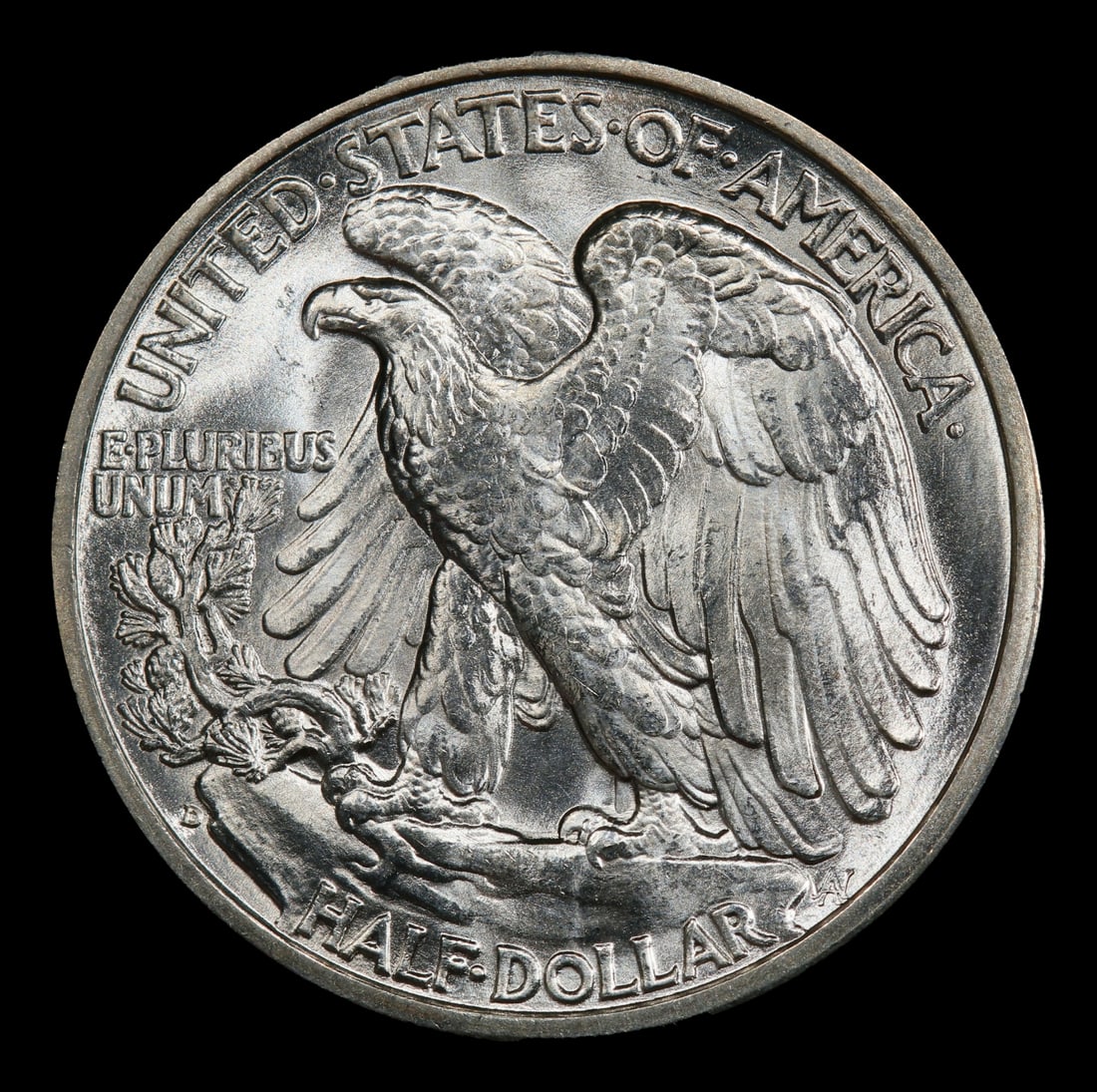 1936-d Walking Liberty Half Dollar Near Top Pop 50c ms66+ SEGS - 3