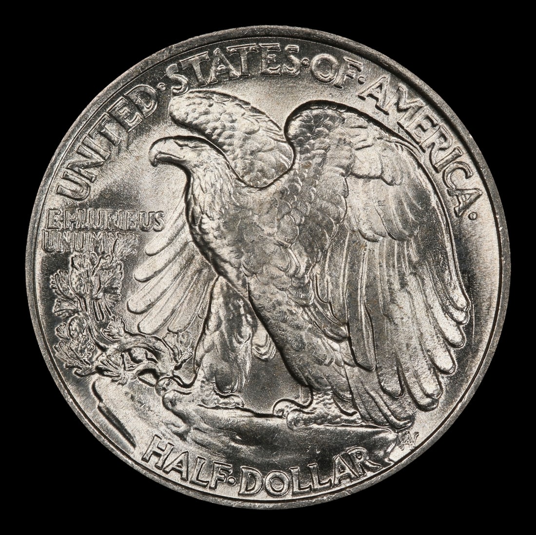 1937-p Walking Liberty Half Dollar 50c Grades ms66 - 3