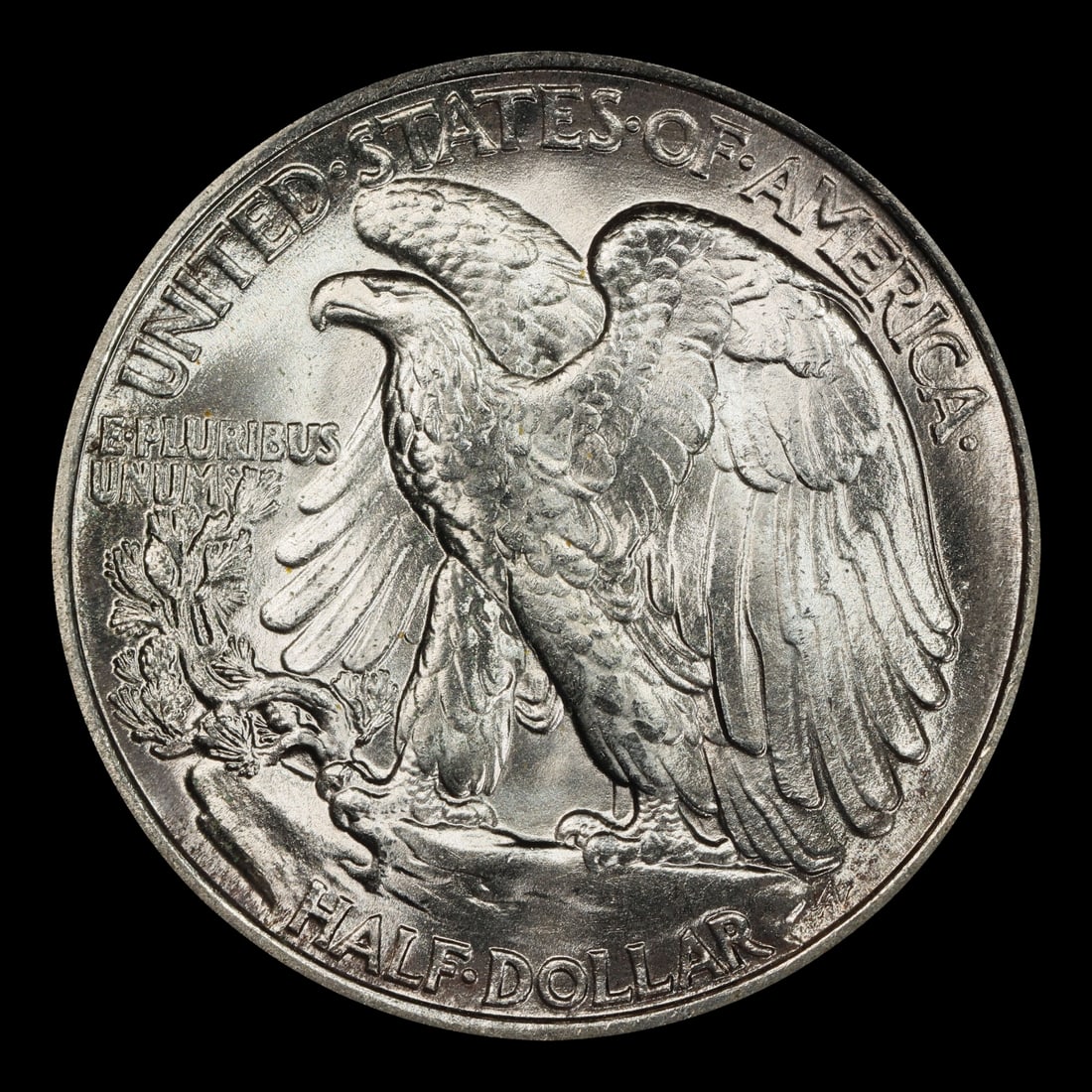 1937-p Walking Liberty Half Dollar 50c Grades ms66 - 3