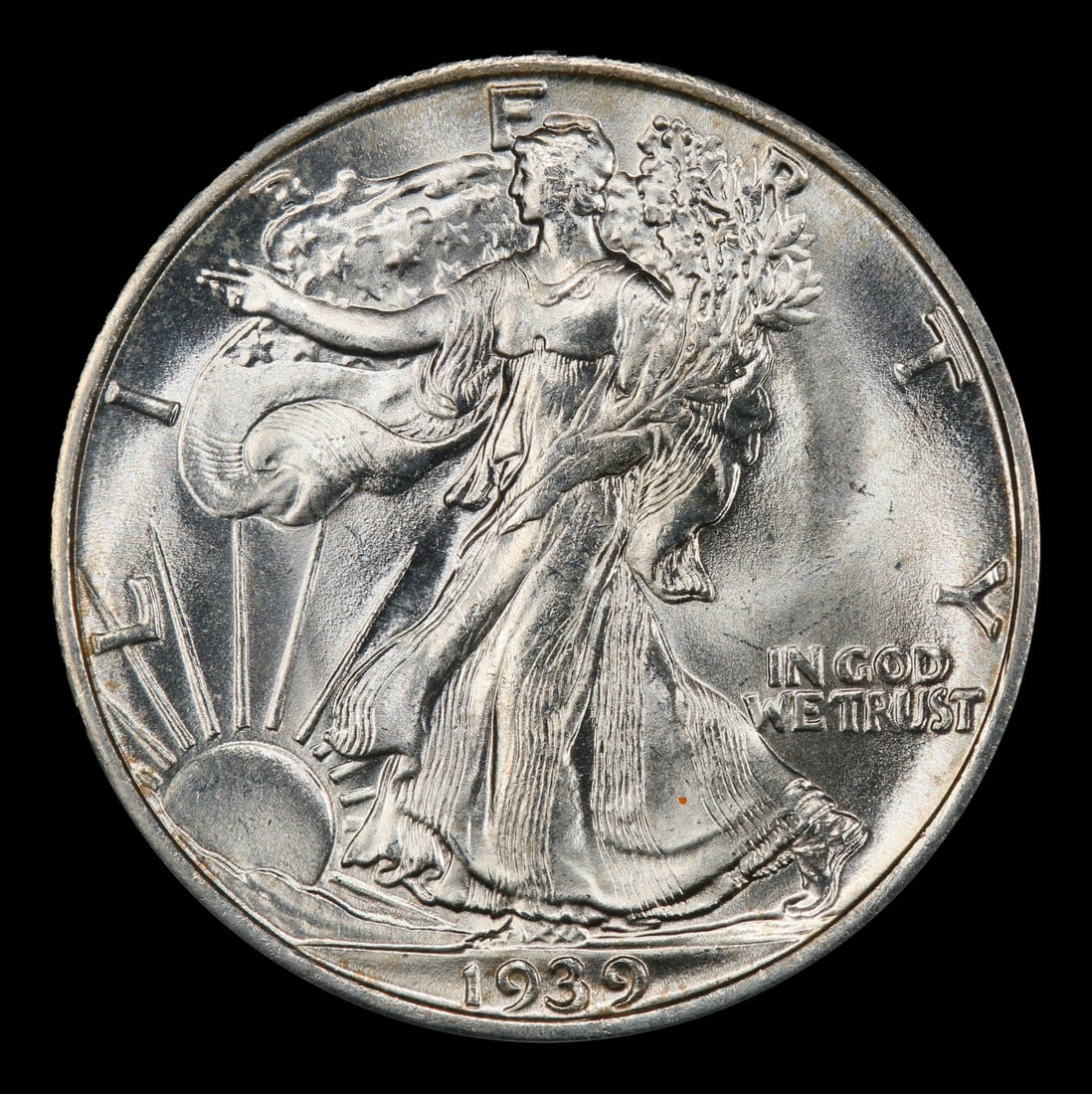 1939-s Walking Liberty Half Dollar 50c ms66 SEGS - 2