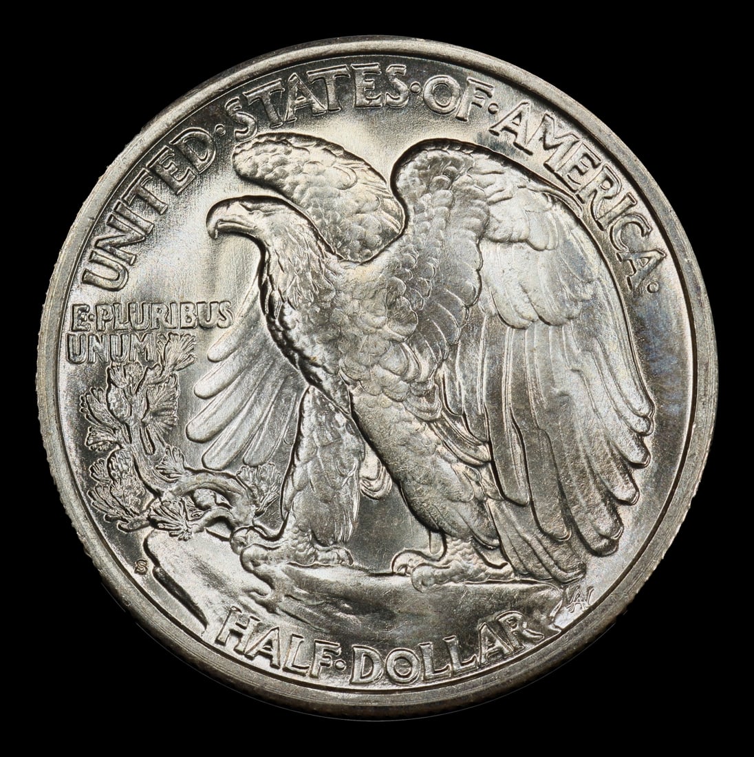1939-s Walking Liberty Half Dollar Near Top Pop 50c ms67+ SEGS - 3