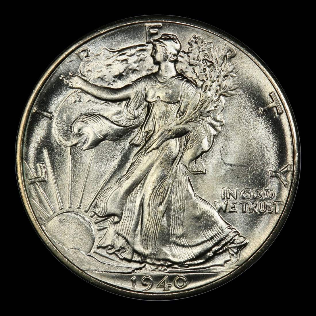 1940-p Walking Liberty Half Dollar 50c Grades ms66 - 2