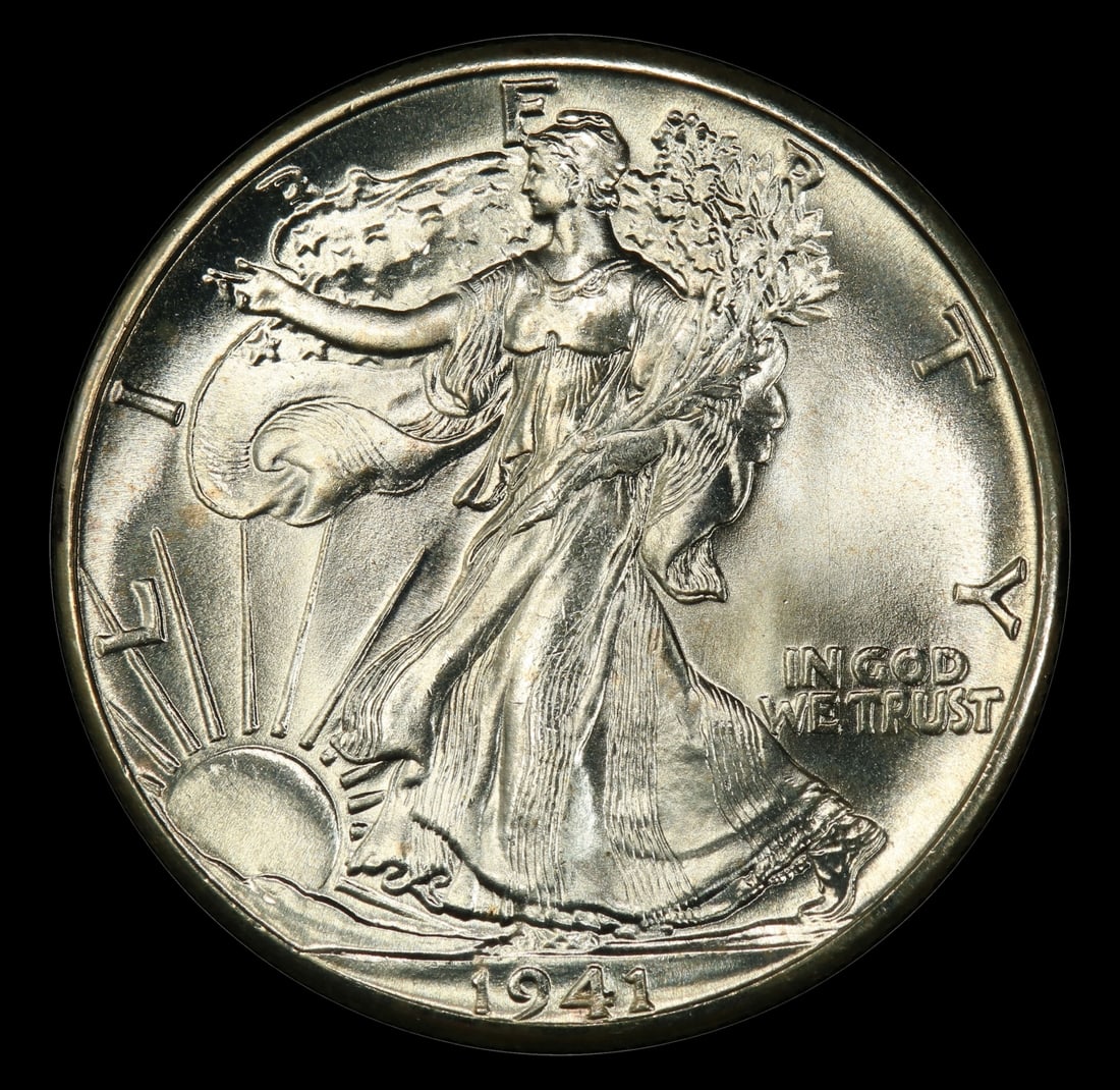 1941-p Walking Liberty Half Dollar TOP POP! 50c ms68+ SEGS - 2