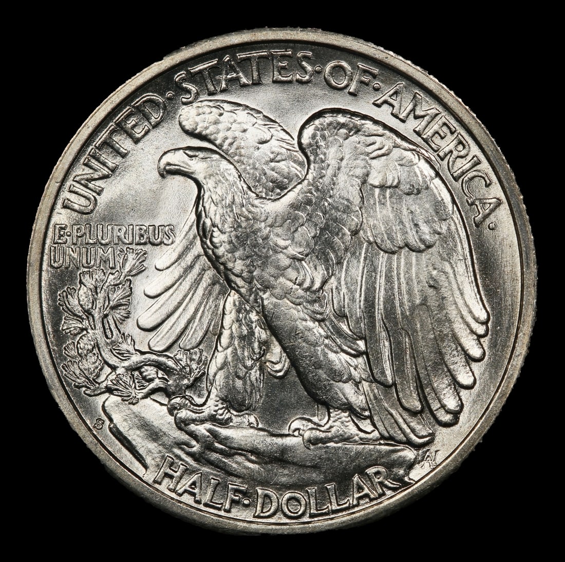 1942-s Walking Liberty Half Dollar 50c Grades ms65+ - 3
