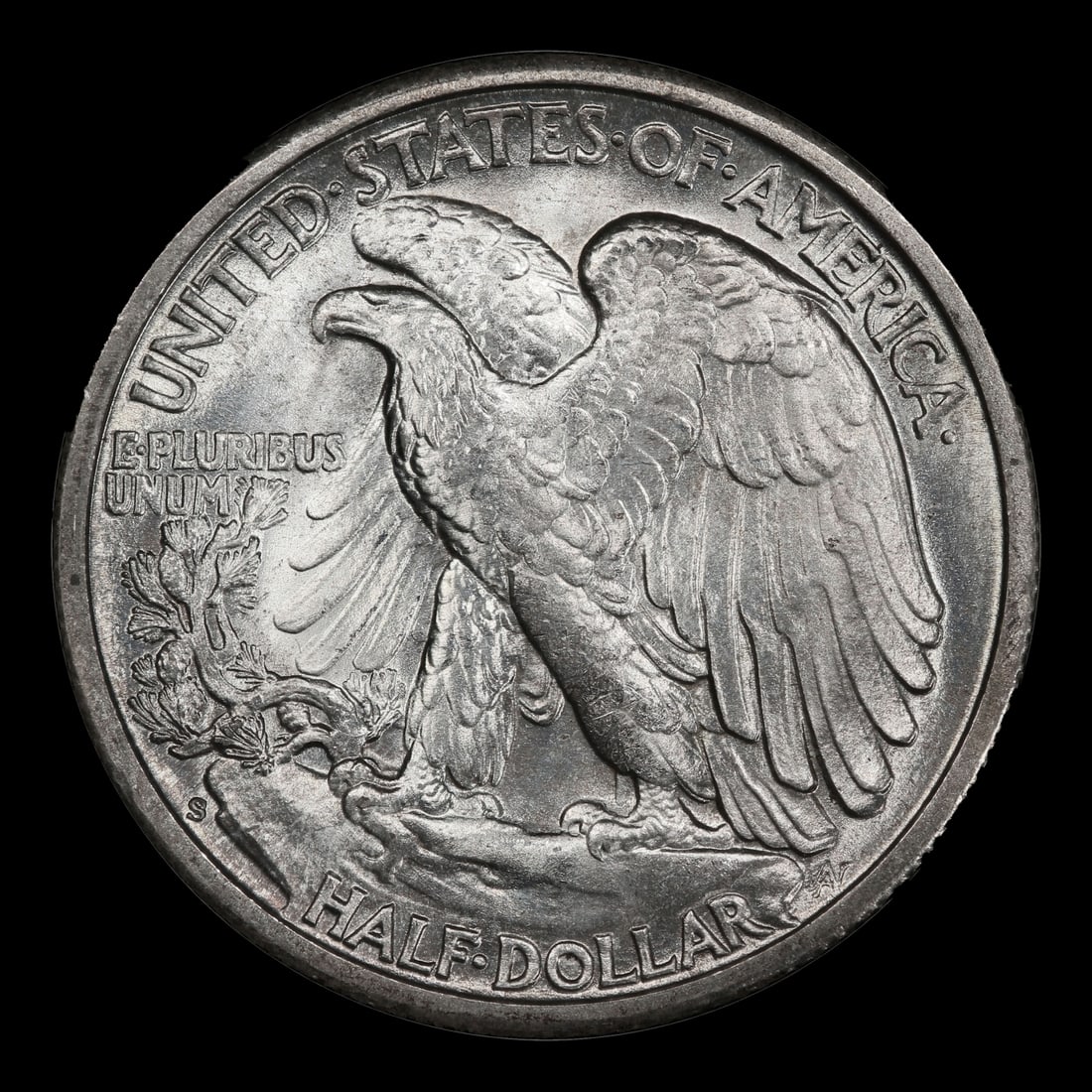 1943-s Walking Liberty Half Dollar TOP POP! 50c ms67+ SEGS - 3