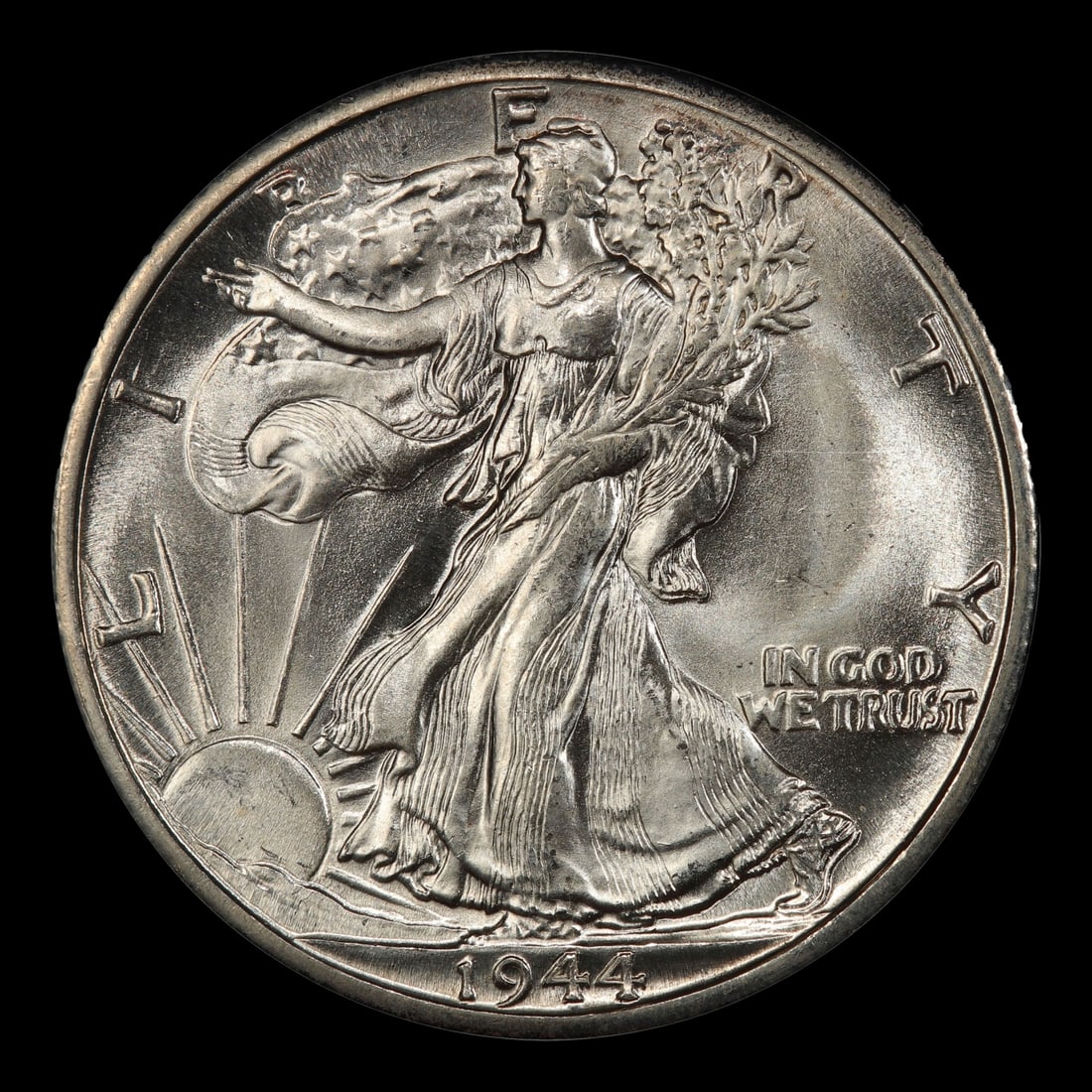 1944-d Walking Liberty Half Dollar 50c ms66+ SEGS - 2