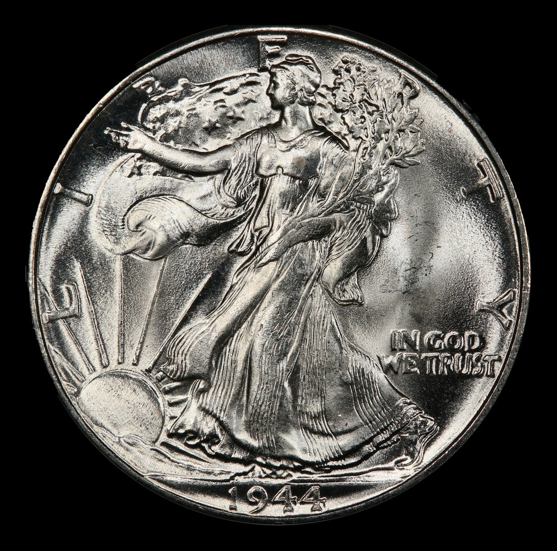 1944-p Walking Liberty Half Dollar 50c ms66+ SEGS - 2