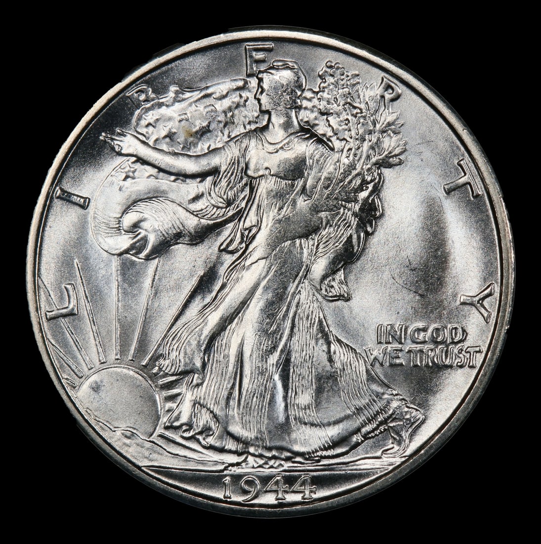 1944-s Walking Liberty Half Dollar 50c Grades ms65 - 2