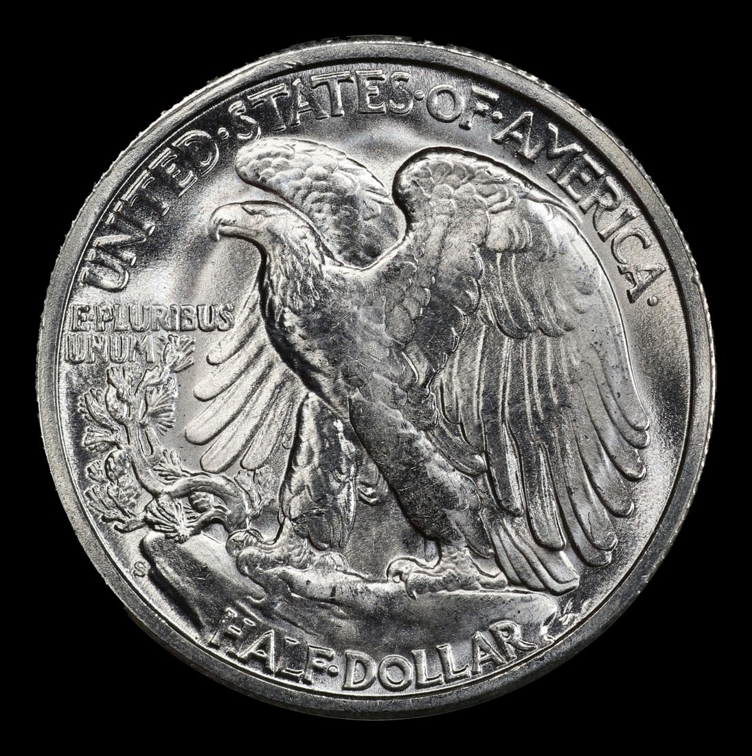 1944-s Walking Liberty Half Dollar 50c Grades ms65+ - 3
