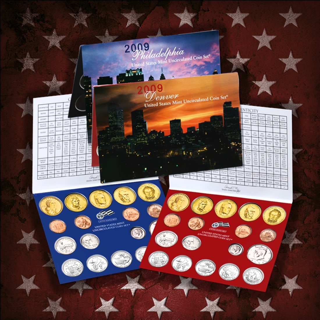 2000-2024 25 Years Mint Set Run - 584 Coins, 25 Complete Sets Comeplete 21st century Set - 11