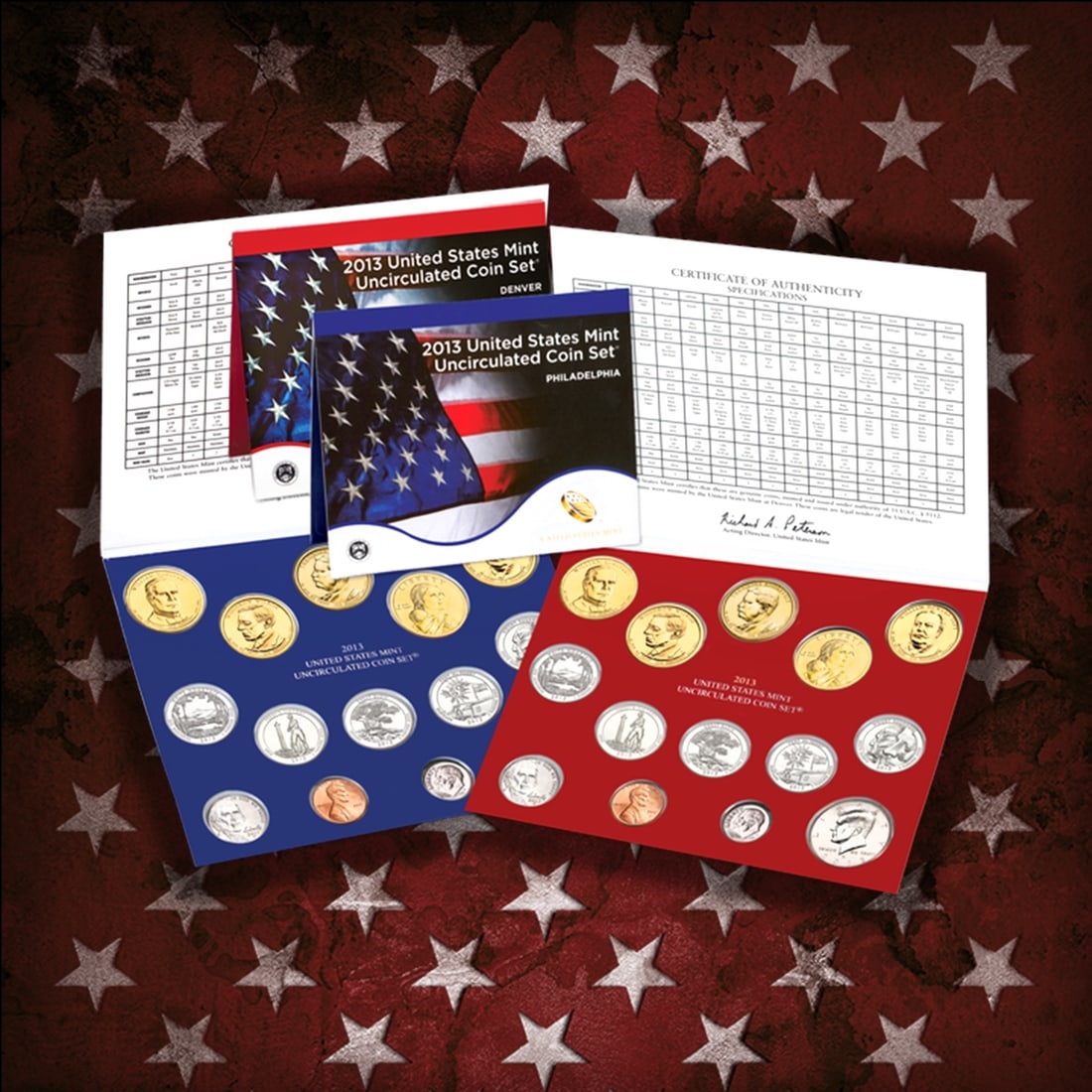 2000-2024 25 Years Mint Set Run - 584 Coins, 25 Complete Sets Comeplete 21st century Set - 15