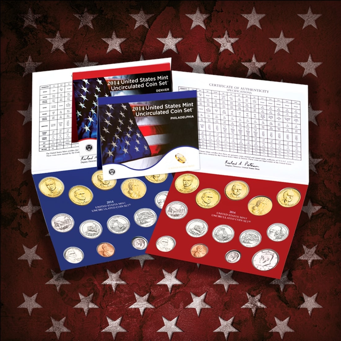 2000-2024 25 Years Mint Set Run - 584 Coins, 25 Complete Sets Comeplete 21st century Set - 16