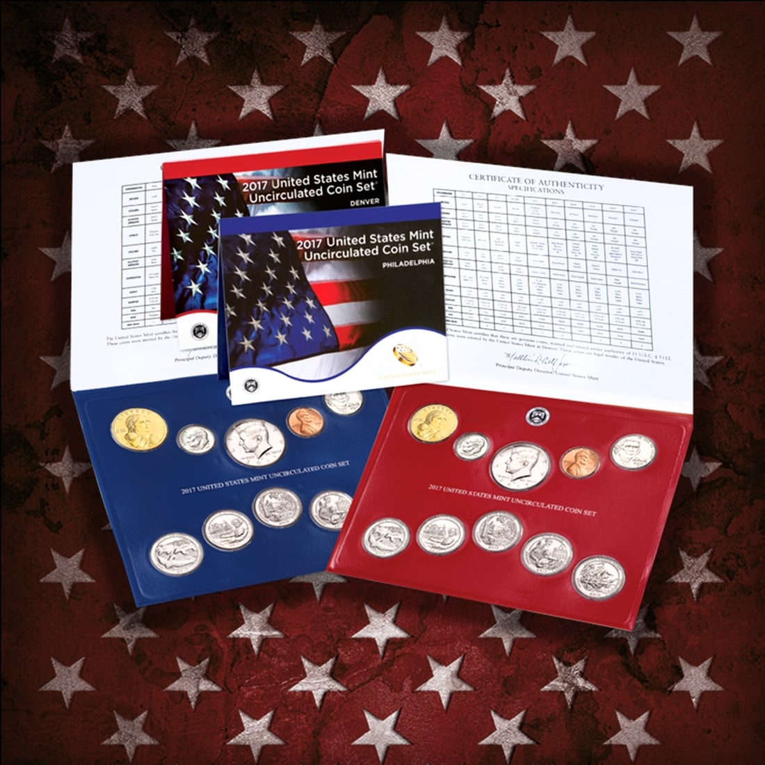 2000-2024 25 Years Mint Set Run - 584 Coins, 25 Complete Sets Comeplete 21st century Set - 19