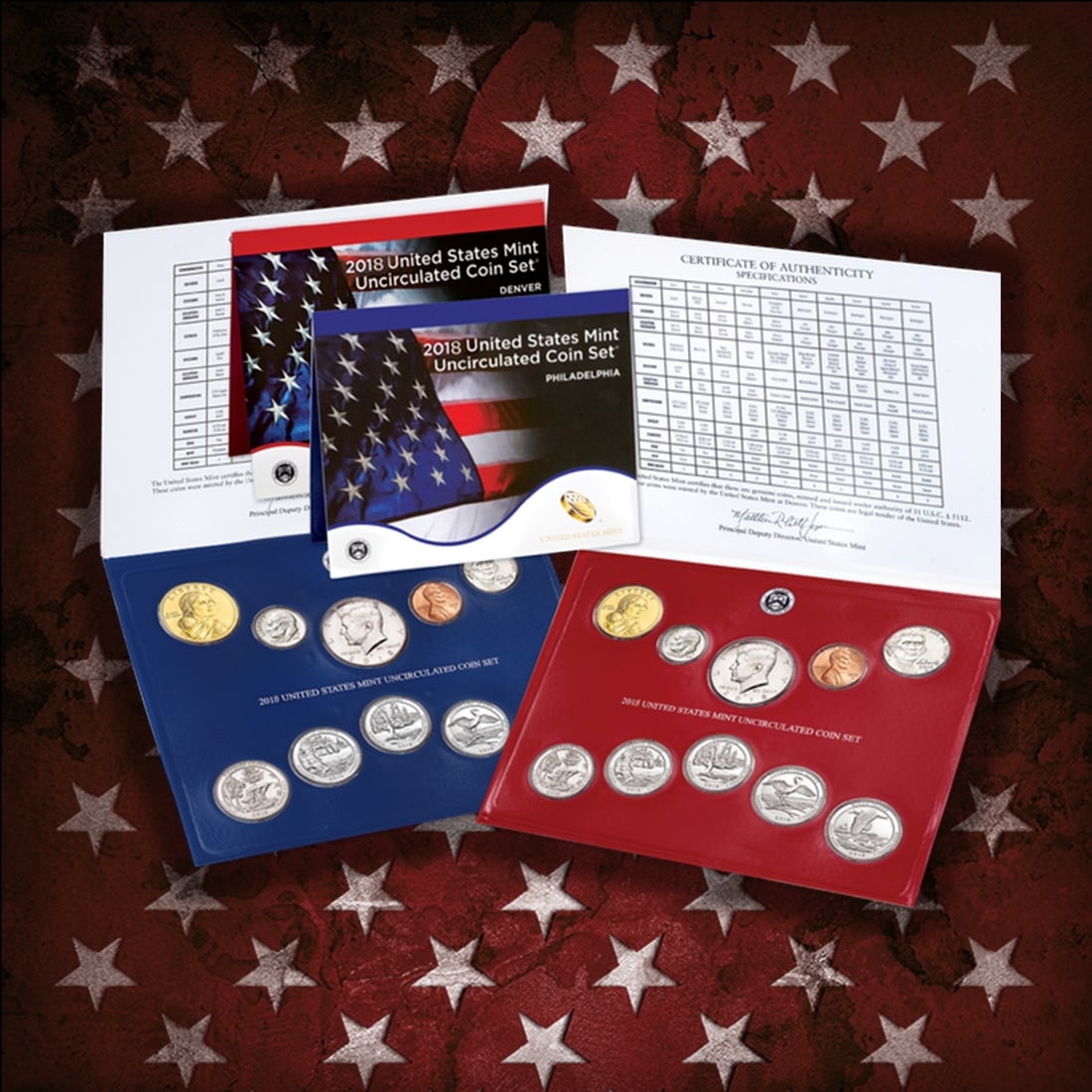 2000-2024 25 Years Mint Set Run - 584 Coins, 25 Complete Sets Comeplete 21st century Set - 20