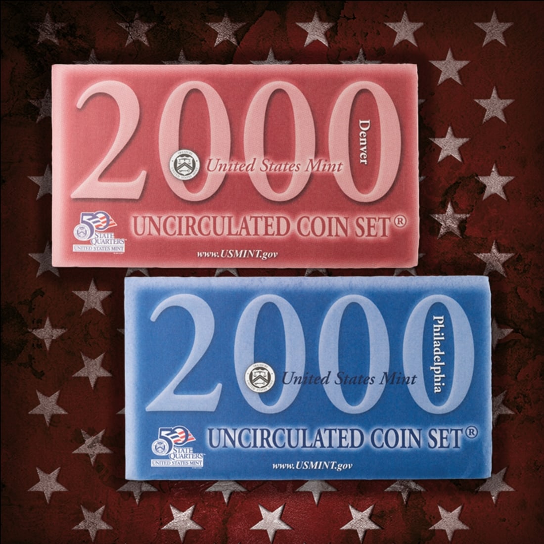 2000-2024 25 Years Mint Set Run - 584 Coins, 25 Complete Sets Comeplete 21st century Set - 2